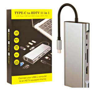 Aluminum Multi-Port USB-C Hub Adapter