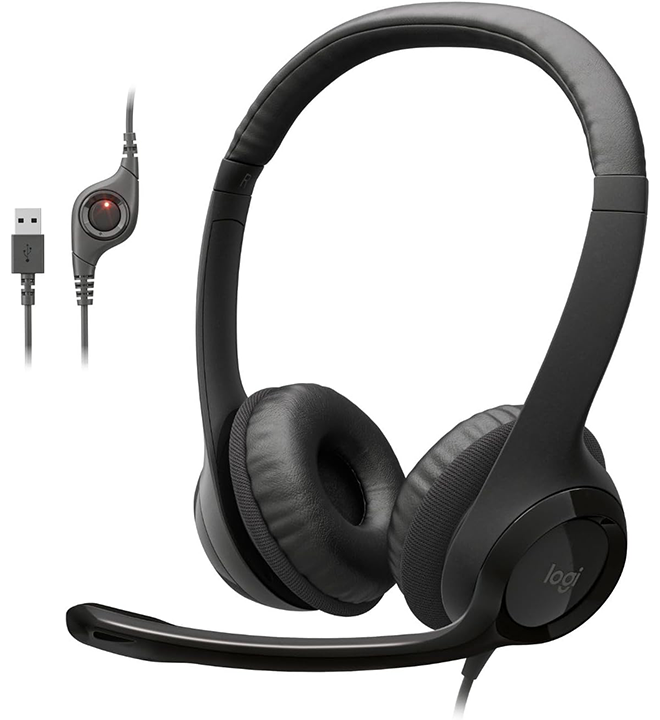 LOGITECH USB HEADSET H390 with noise canceling - Image 3