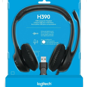 LOGITECH USB HEADSET H390 with noise canceling